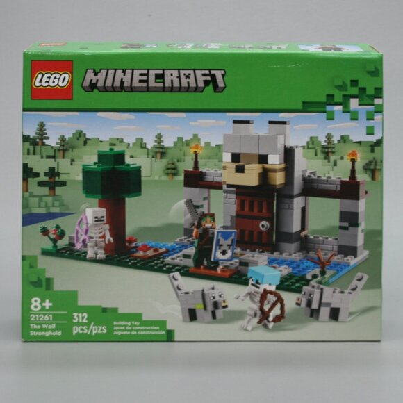 LEGO Minecraft The Wolf Stronghold Building Toy Set 312 Pieces Mine-craft 21261 - Picture 2 of 8